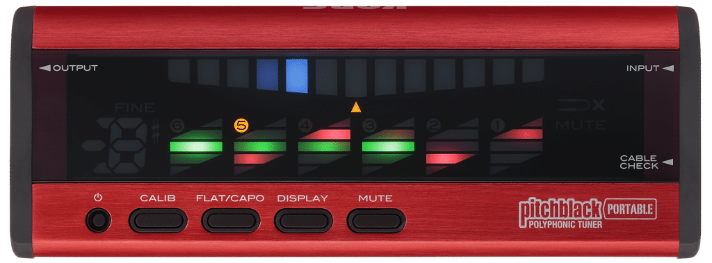Korg Pitchblack Portable PB-04 Stimmgerät rot bei Musik-Dinge Wien