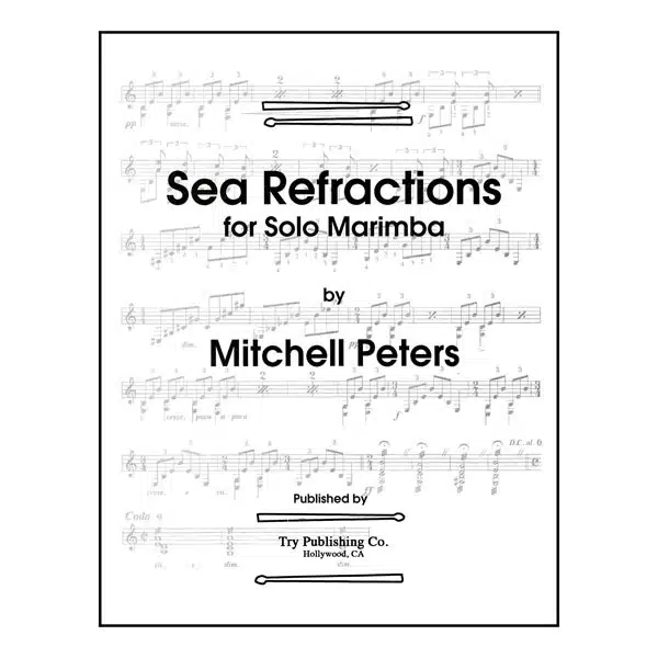 Peters, Mitchell: Sea Refractions for Solo Marimba bei Musik-Dinge Wien