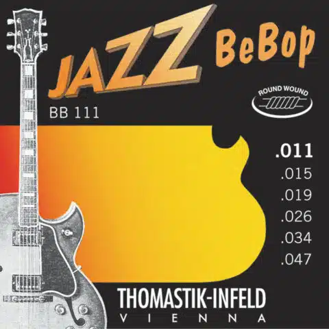 Thomastik-Infeld E-Gitarre-Saiten Jazz BeBop Nickel Round Wound bei Musik-Dinge Wien