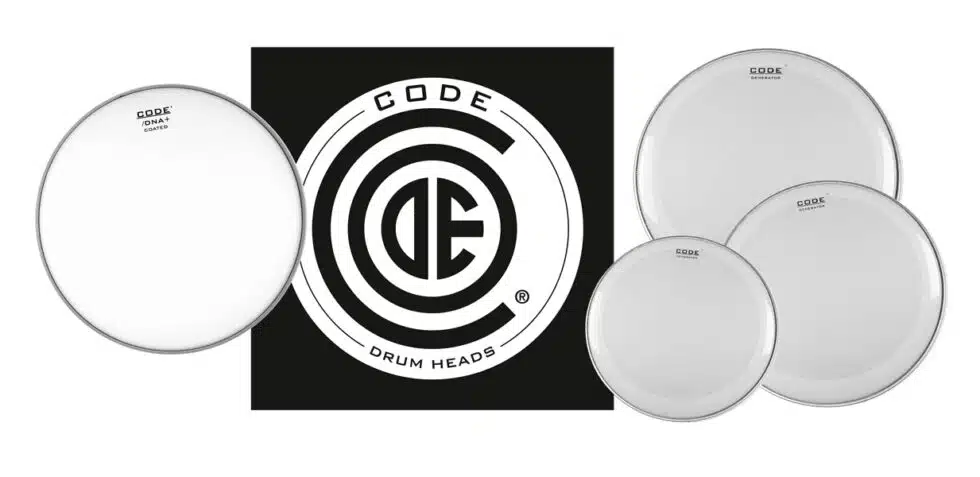 Code Drumhead Generator Clear Fusion Pack 10,12,14 + 14 DNA Coated bei Musik-Dinge Wien