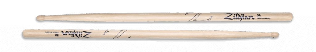 Zildjian Drum Sticks Hickory Wood Tip 5A natur bei Musik-Dinge Wien