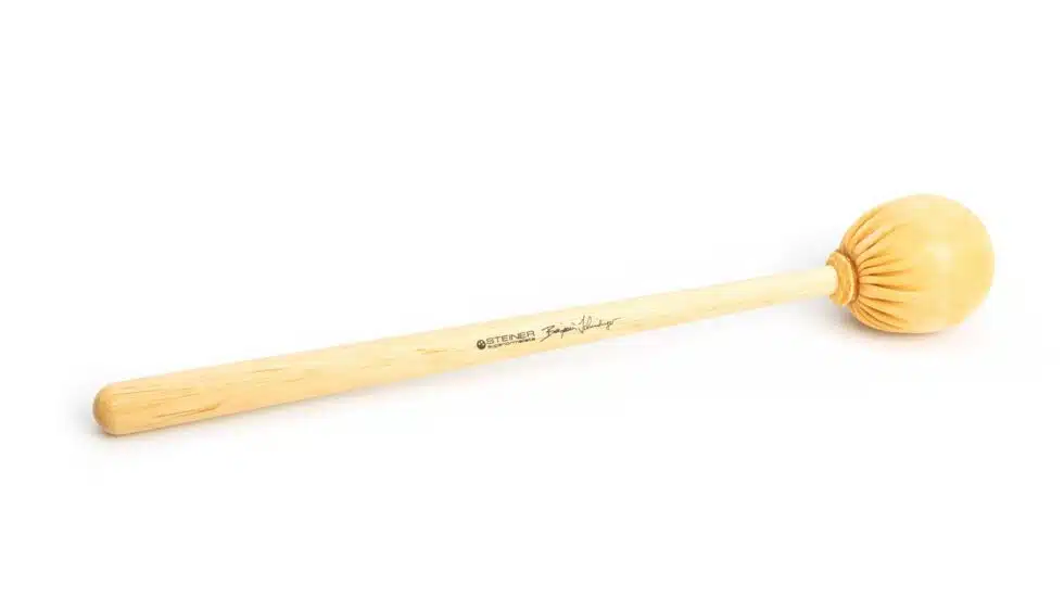 Steiner Superiormallets Benjamin Schmidinger Bass Drum Schlägel Leder 1 bei Musik-Dinge Wien