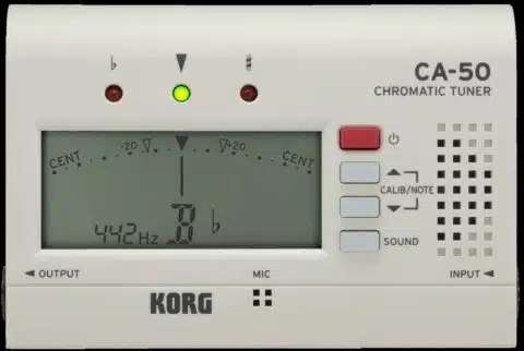 Korg CA-50 Stimmgerät chromatisch weiß bei Musik-Dinge Wien