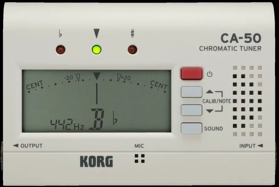 Korg CA-50 Stimmgerät chromatisch weiß bei Musik-Dinge Wien