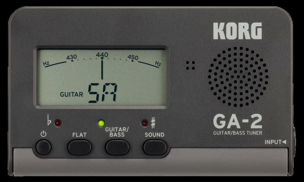 Korg GA-2 Stimmgerät Gitarre/Bass schwarz bei Musik-Dinge Wien