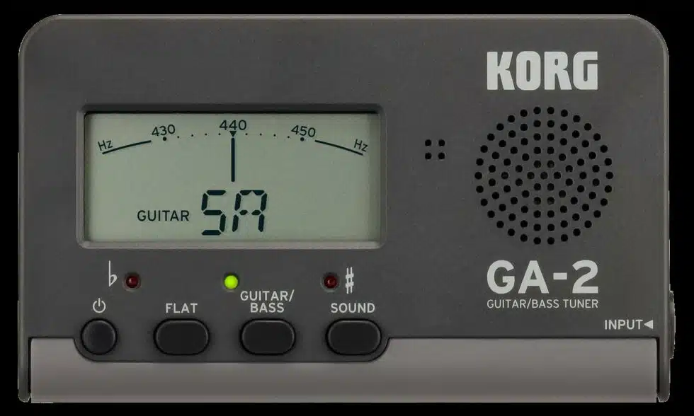 Korg GA-2 Stimmgerät Gitarre/Bass schwarz bei Musik-Dinge Wien