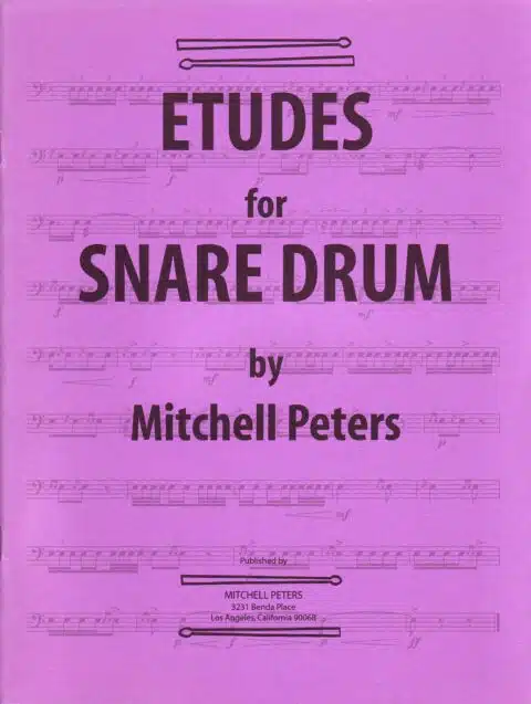 Peters, Mitchell: Etudes for Snare Drum bei Musik-Dinge Wien