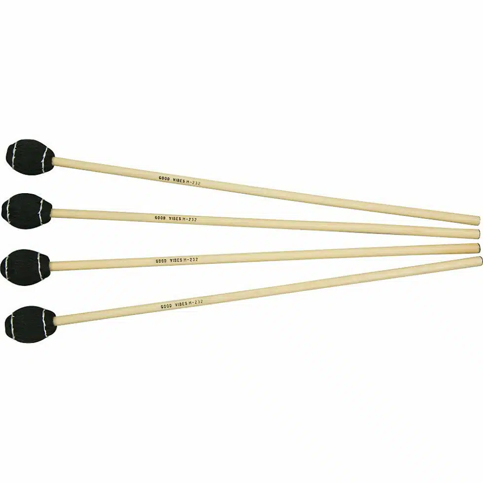 Musser M232 Good Vibes Mallets rattan dunkelblau 4er Set bei Musik-Dinge Wien