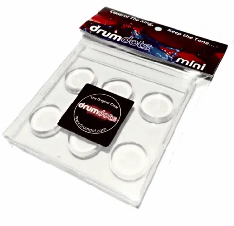 Drumdots Mini Schlagzeug Dämpfungs-Gel-Pads, 6 Stück bei Musik-Dinge Wien