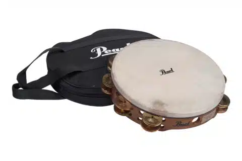 600-400_PETM1018CR-10-inch-Orchestral-Tambourine,-Mix-Beryllium-Copper-&-Brass-Jingles-with-Bag