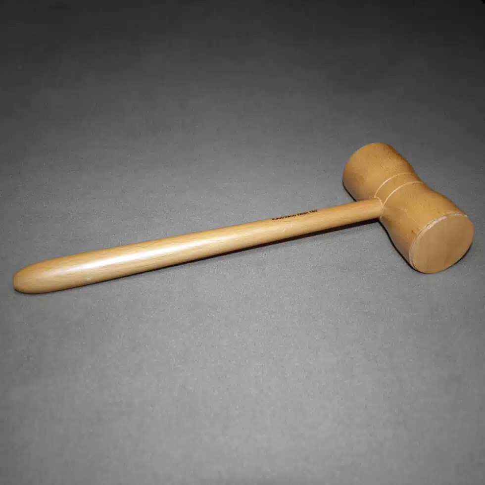 Kaufmann Glockenhammer groß Holz-Leder bei Musik-Dinge Wien