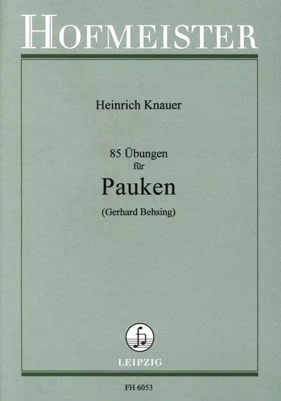 Heinrich Knauer 85 Übungen für Pauke bei Musik-Dinge Wien