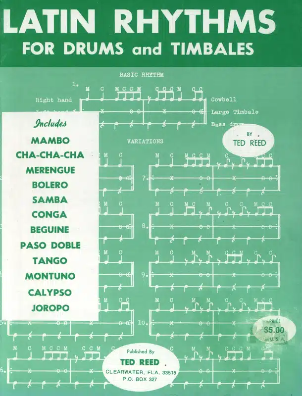 Ted Reed, Latin Rhythms for drums and timbales bei Musik-Dinge Wien
