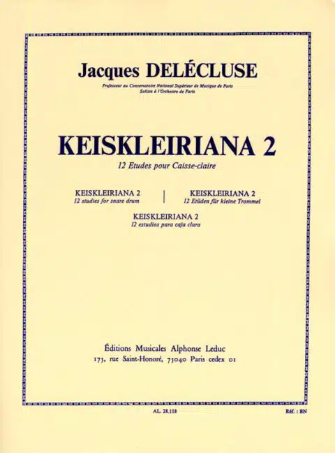 Jacques Delécluse Keiskleiriana 2 bei Musik-Dinge Wien