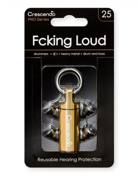 Crescendo Pro Hearing Protection Fcking Loud 25 bei Musik-Dinge Wien