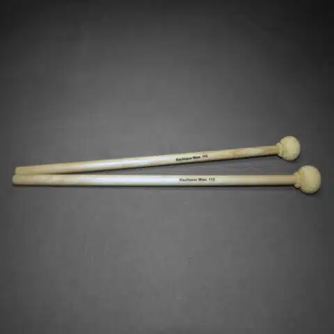 Kaufmann Korkschlägel groß Leder mit Holzstiel bei Musik-Dinge Wien