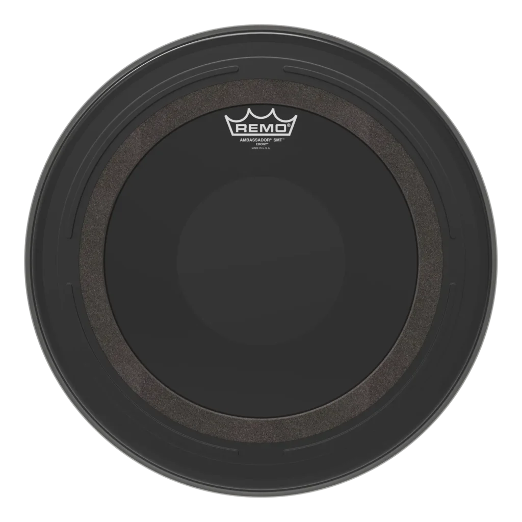 Remo Schlagzeugfell Ambassador 16 Ebony SMT Tomfell_Musikdinge_Wien_Onlineshop.webp
