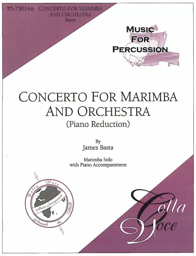 Basta, James Concerto for Marimba and Piano (Orch.)